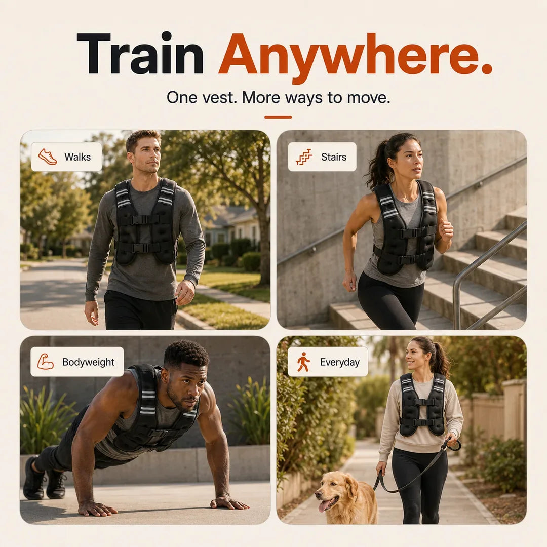 Train anywhere, one vest and more ways to move