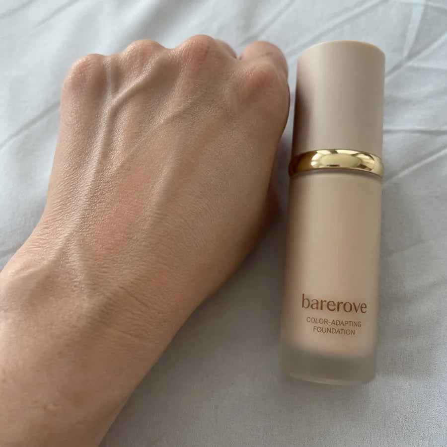 Marlene wearing the foundation